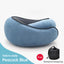 Memory Foam Neck Travel Pillow: Soft, 360° Head Support, for Home, Plane & Car - Korvel