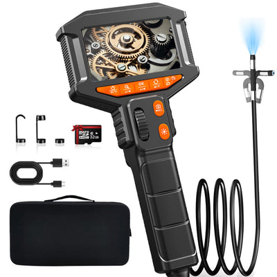 Intelligent industrial endoscope high-definition screen pipeline automotive maintenance probe lens - Korvel