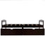 Espresso Twin Size Platform Bed with Two Drawers