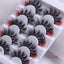 5 Pairs Of Colorful Fried False Eyelashes Multi Layer Thick Cross Mink Like Eyelashes - Korvel
