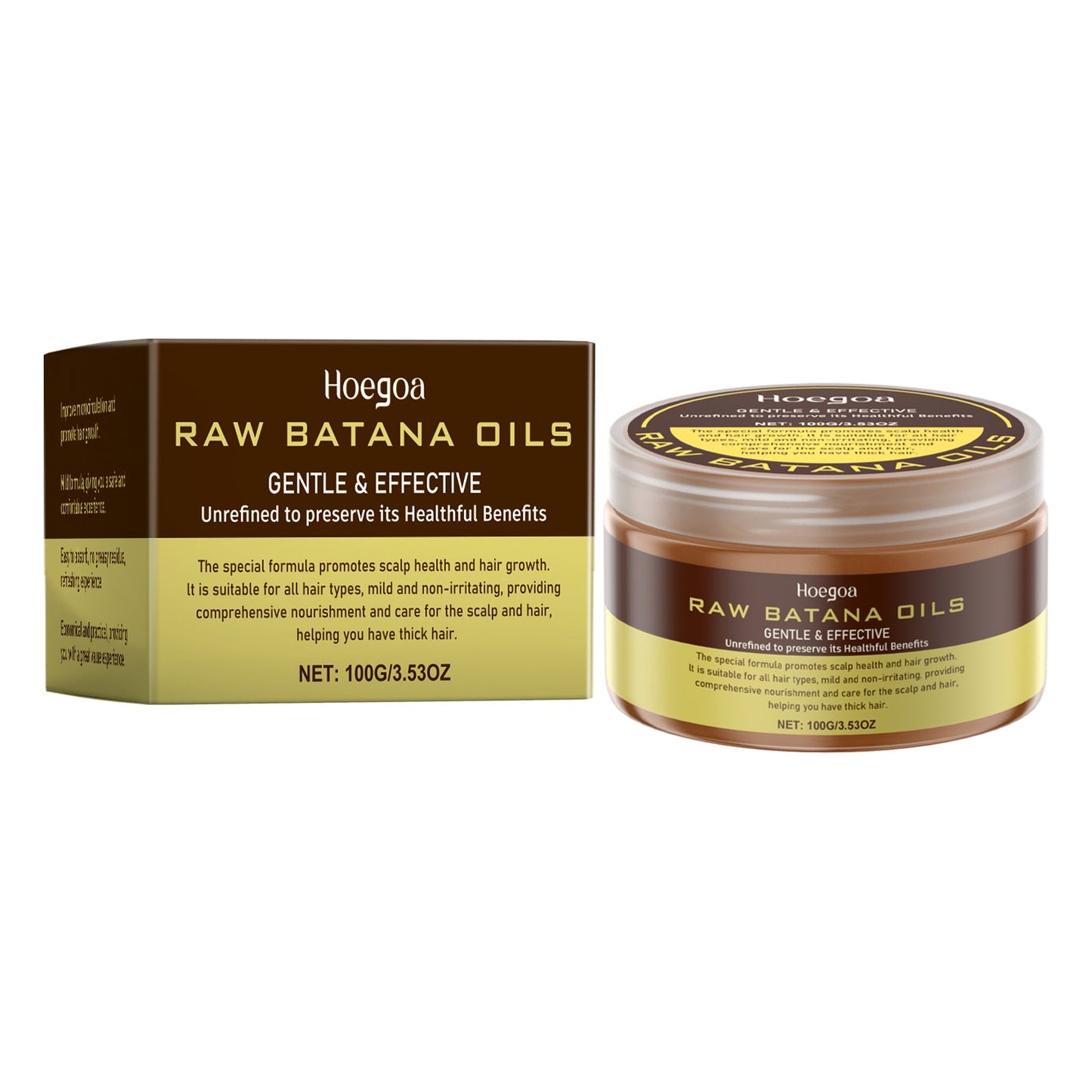 Batana Hair Care Cream Gently Nourishes Hair, Brightens Hair, Softens And Lustrous Hair Care Cream - Korvel