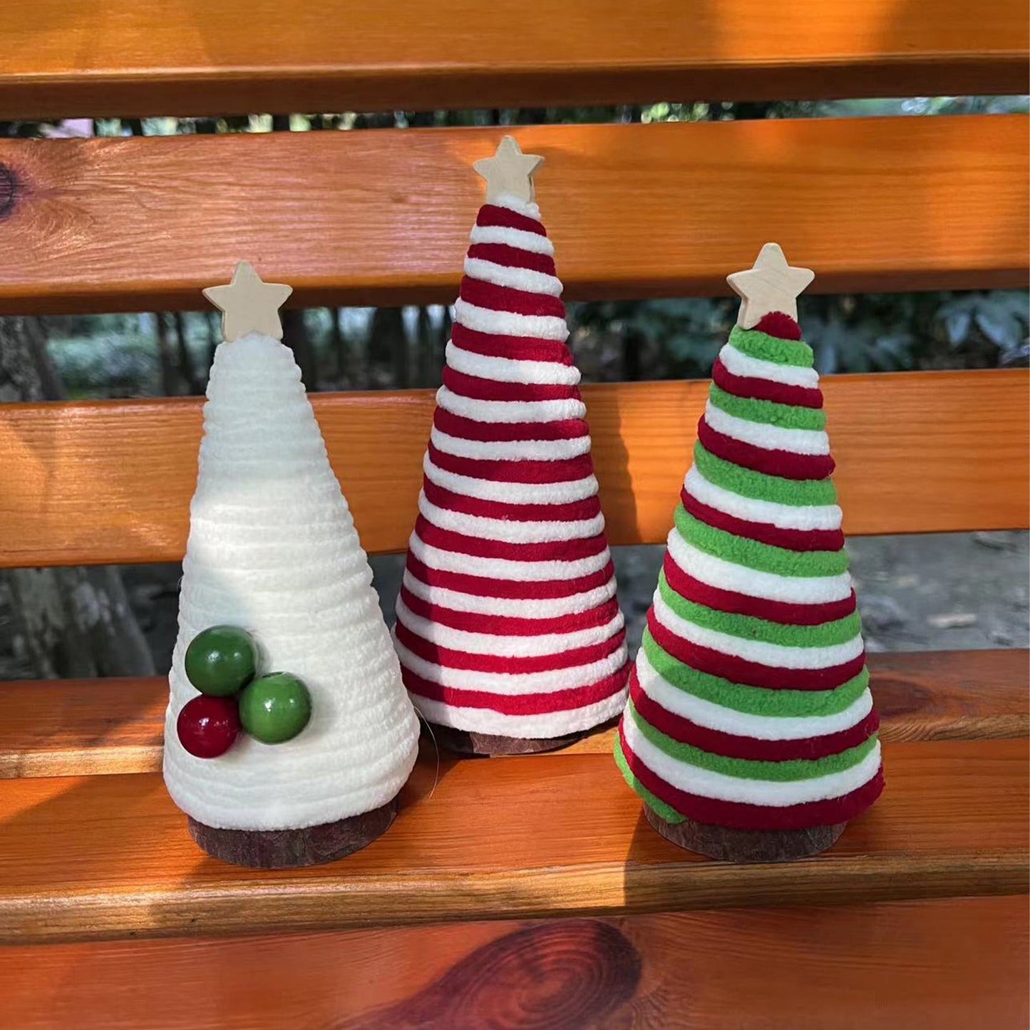 Christmas Mini Christmas Tree Table Shelves Scene Decoration Tray Ornaments - Korvel