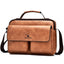 Men's Business Satchel Single Shoulder Bag Cross Body Large Capacity Single Shoulder Leisure Bag Messenger Bag - Korvel