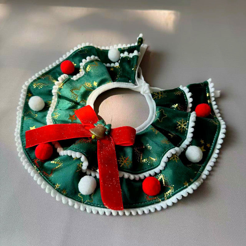 Festive Pet Bandana for Christmas Celebrations