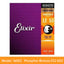 Acoustic Guitar Strings: 80/20 Bronze with NANOWEB Coating, Long - lasting Bright Tone, Comfortable Feel, Medium 13 - 56 - Korvel