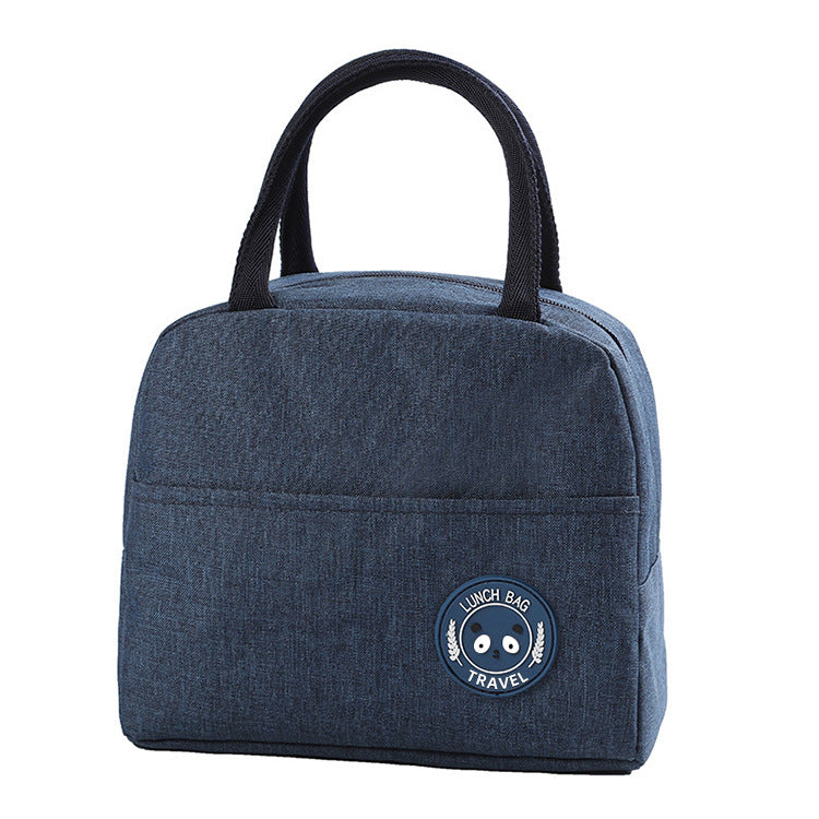 Fashion simple portable insulation bag waterproof fresh-keeping aluminum foil lunch box bag small lunch bag travel cooler bag - Korvel