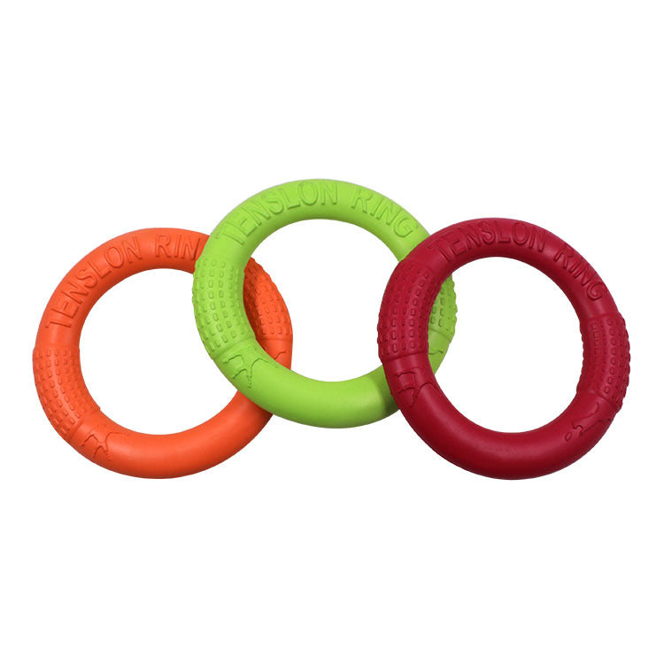 EVA Pet Tug Ring - Durable Flying Disc for Dogs