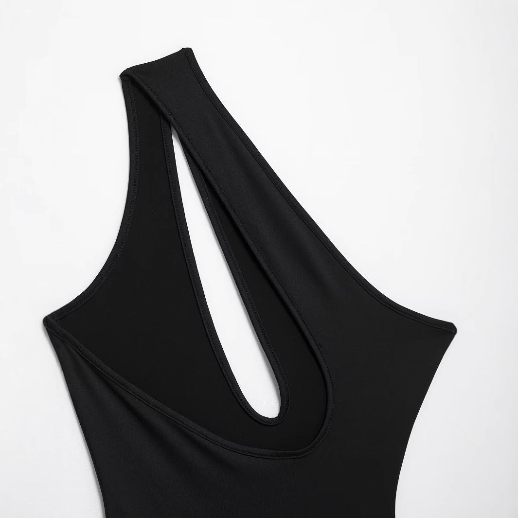 Elegant Hollow Out One-Piece Swimsuit for Women