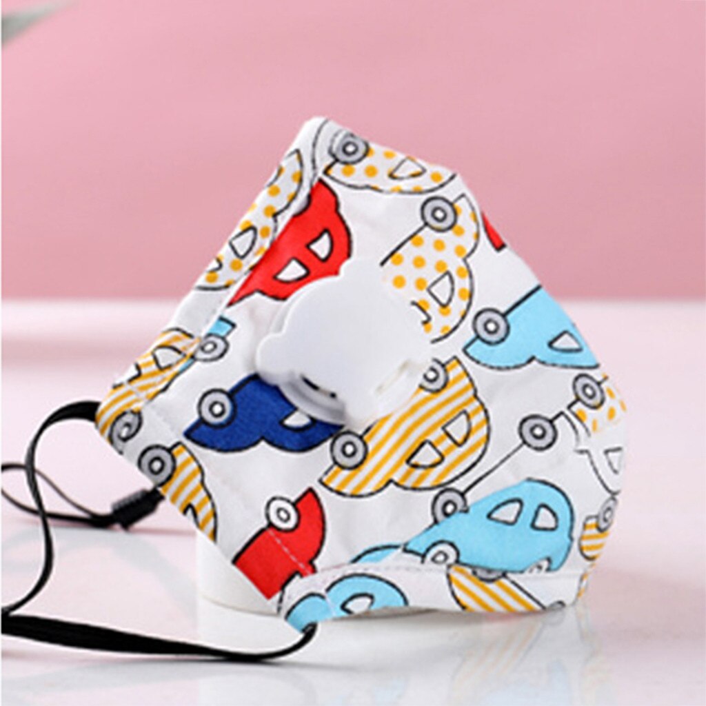 4pc Children Facemask + 8pc Filters Cartoon Kids Maske Face Cover - Korvel
