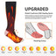 3-speed heating socks with charging intelligent heating warm feet outdoor anti cold long socks for warmth - Korvel