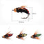 LEO 40pcs/box Fly Fishing Flies Lure High Carbon Steel Fly Tying Hooks for Trout Fishing Artificial Flies - Korvel