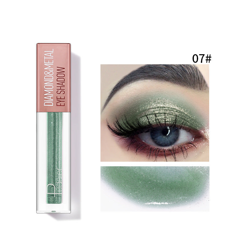 Pudaier Star Diamond Liquid Eye Shadow - Fini Métallique Sirène