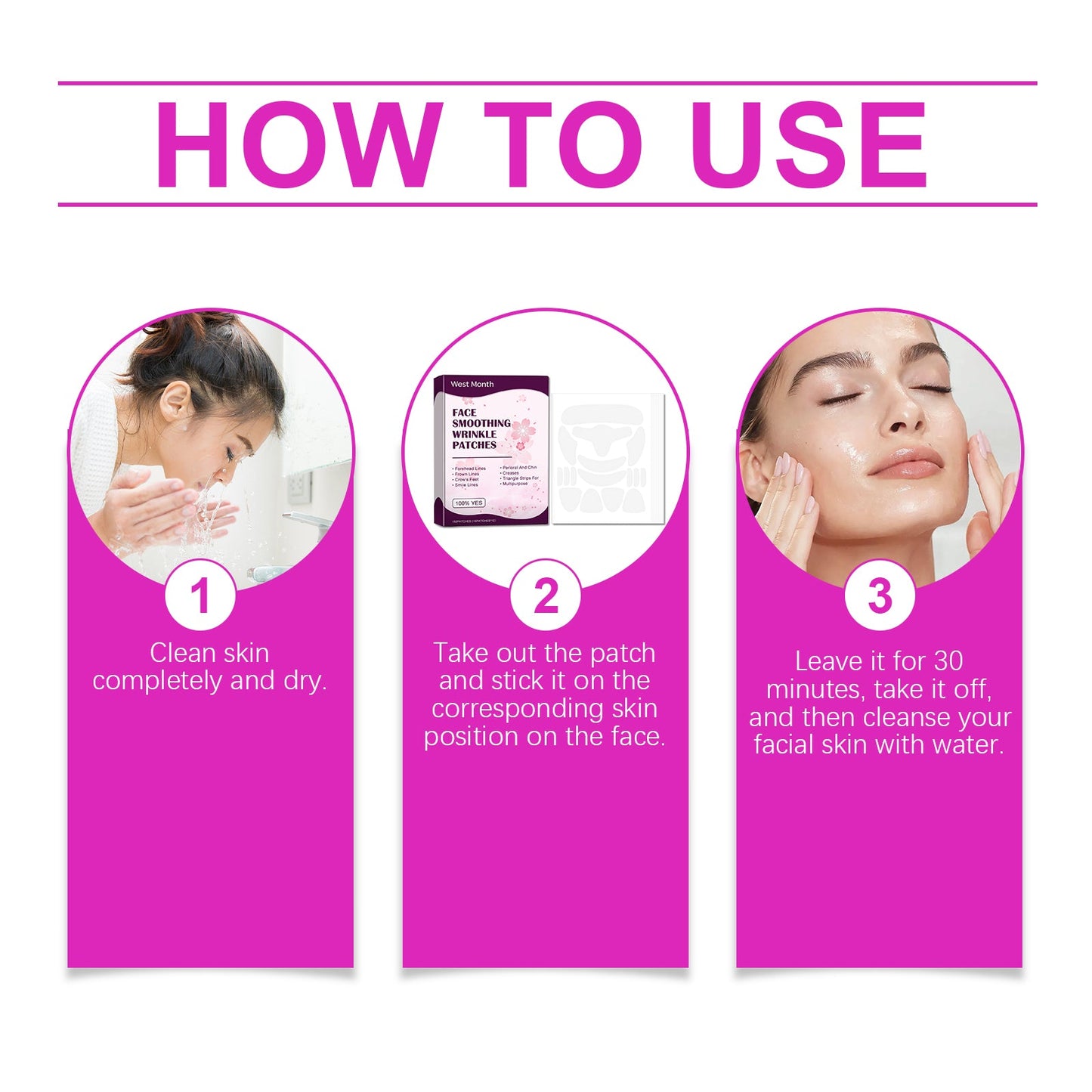Parche de Masaje Facial Relajante Nutritivo