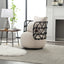 Silla de sala de estar tapizada y con botones COOLMORE