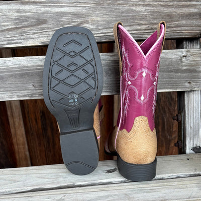 Ariat Kids' Pink Western Boots - Stylish & Durable - Korvel