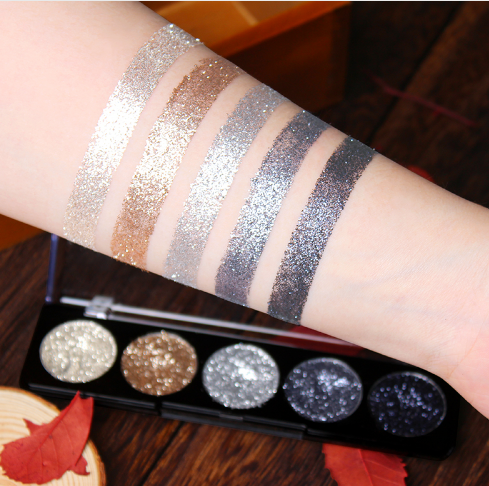 IMAGIC Glitter Eye Shadow Palette Buy 3 Get 1 Gift 3pcs/set 5 Colors Glitters - Korvel