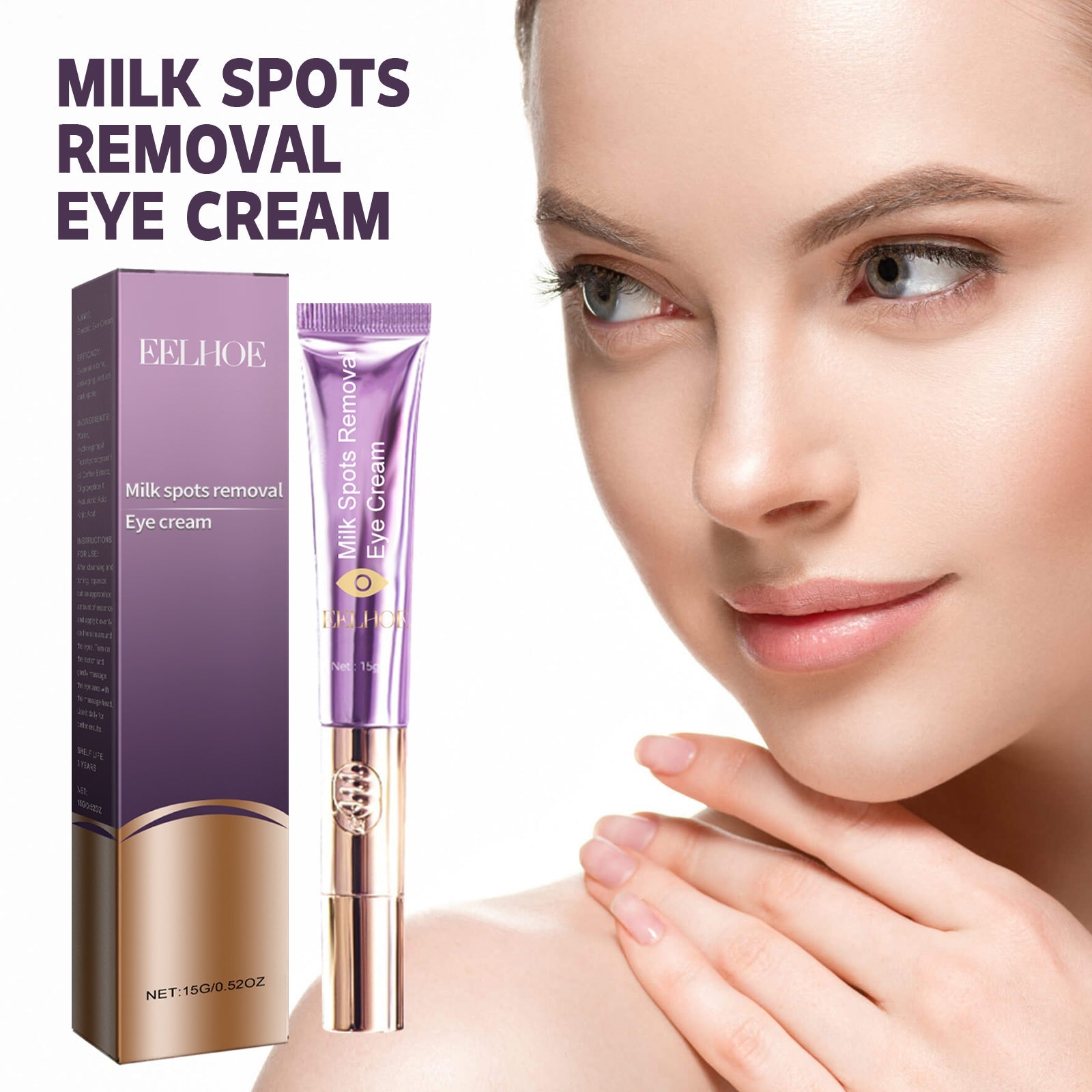Electric Anti-Wrinkle Eye Cream Lifts, Strengthens, Moisturizes And Reduces Fine Lines, Bags And Dark Circles Under Eye Care - Korvel