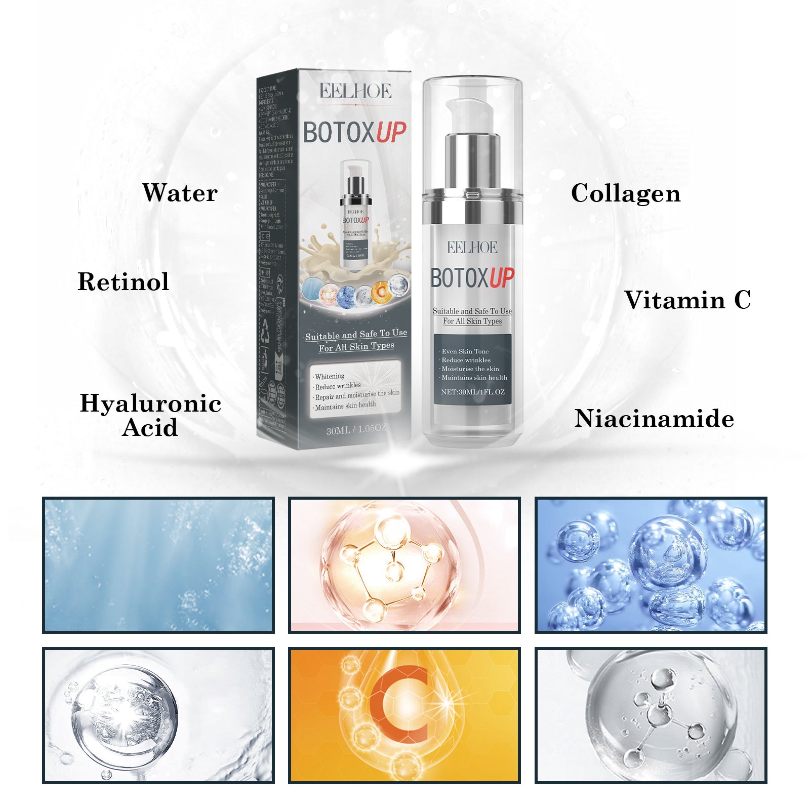 Anti-Aging Cream, Reduces Fine Lines On The Face With Line Repair, Firming And Moisturizing Skin Anti-Wrinkle Cream - Korvel