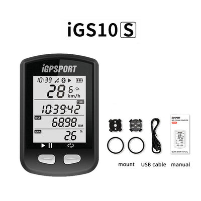 iGPSPORT iGS10S Stopwatch GPS Bicycle Computer ANT+ Heart Rate Cadence - Korvel