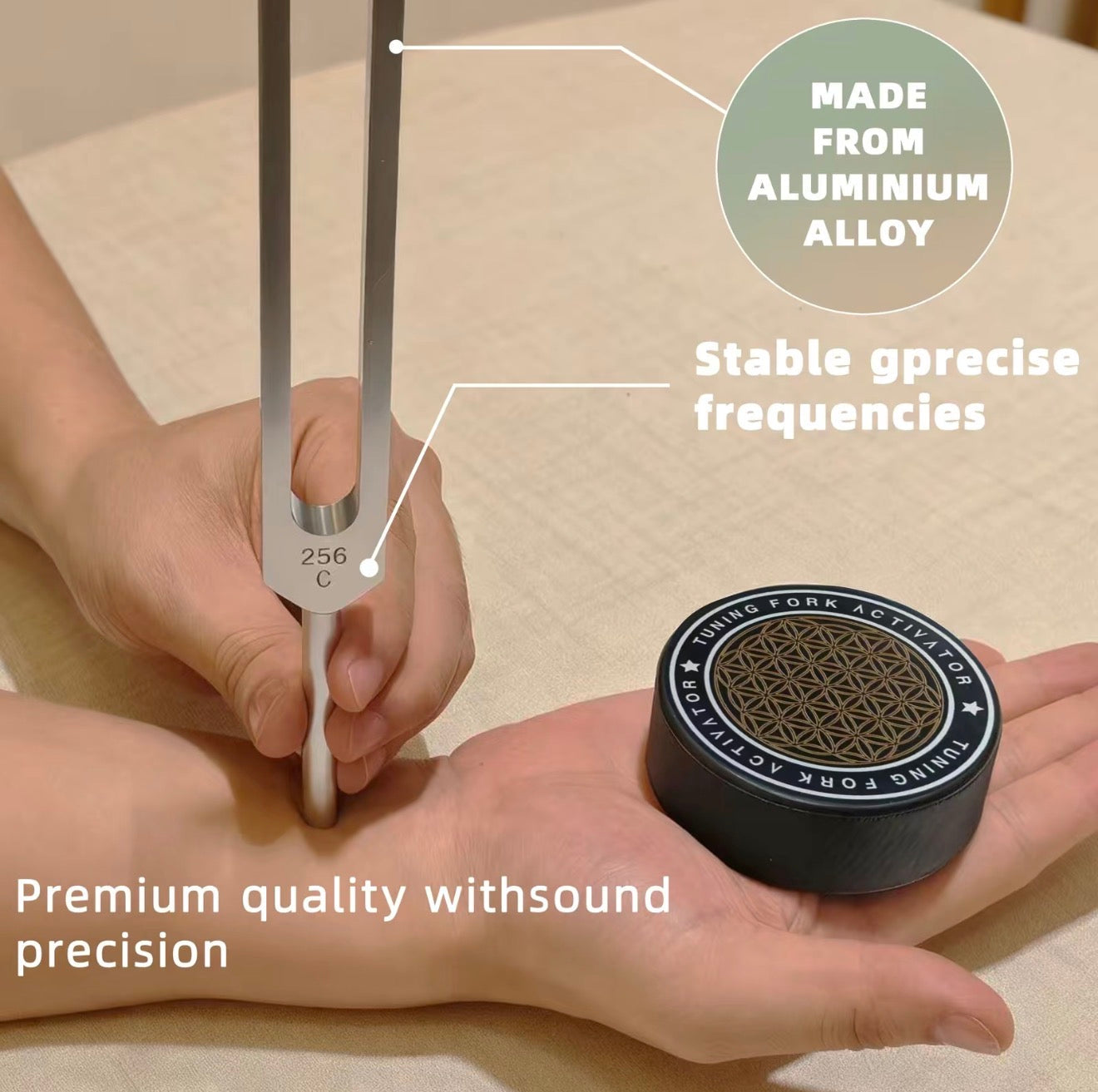 PureTone Tuning Fork Set for Relaxation and Sound Therapy