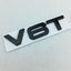 Suitable for Audi V6T V8T metal logo A4LA6LS7Q5Q3 displacement personalized modification leaf plate car sticker - Korvel