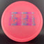 Metal Flake Glow C-Blend Glyph Disc Golf Putter