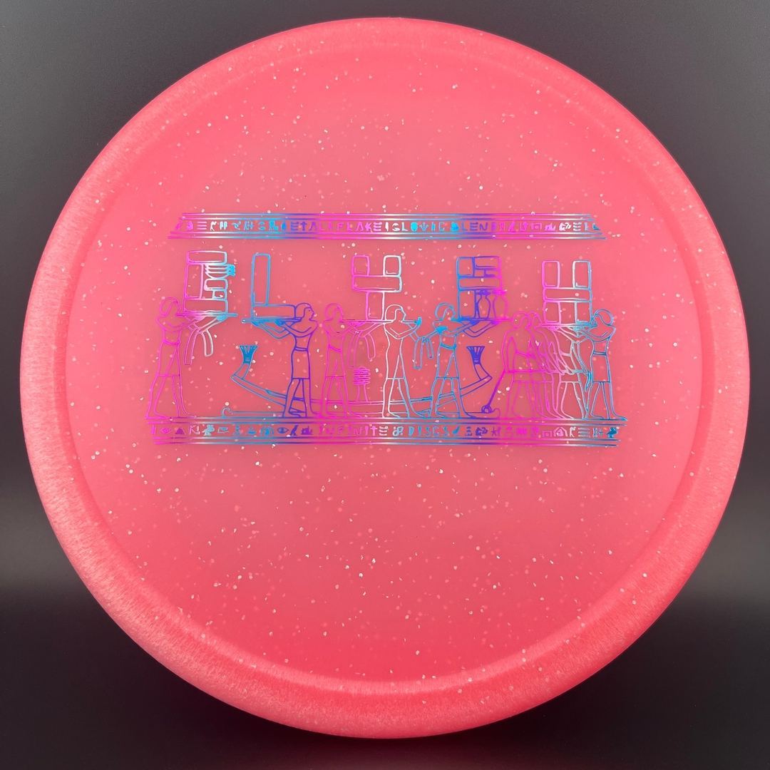 Metal Flake Glow C-Blend Glyph Disc Golf Putter