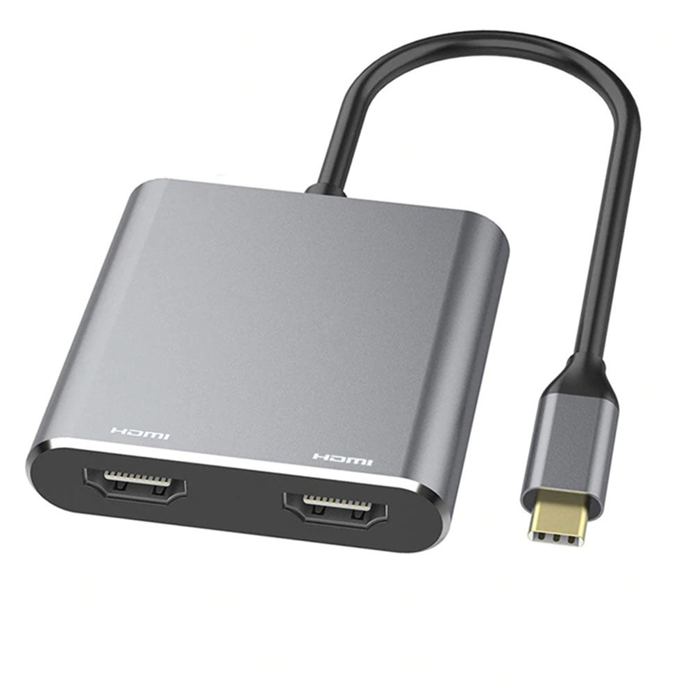 Type-C hub to dual HDMI PD USB3.0 hub for mobile phones, laptops, and multi port docking stations - Korvel