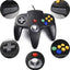 N64 USB wired game controller N64 appearance PC controller retro classic game console appearance controller - Korvel