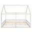 Twin Size White Platform Beds - Two Shared Beds