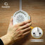 Portable bluetooth speaker mini wall decoration LED night light player - Korvel