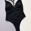 Cutout Plunge Spaghetti Strap One-Piece Swimwear - Korvel