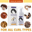 Elastin, Anti-Frizz Curly Hair Volumizing Natural Fluffy Moisturizing Styling Perm Care Style - Korvel