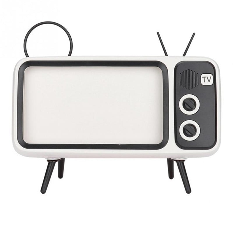 Retro TV Mobile Phone Screen Stand Cell Phone Mounts Holder for 4.7-5.5in mini Waterproo Mobile Phone Screen for Smart Phone - Korvel
