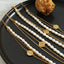 Titanium Steel Three-Layered Pearl Bracelet - Korvel