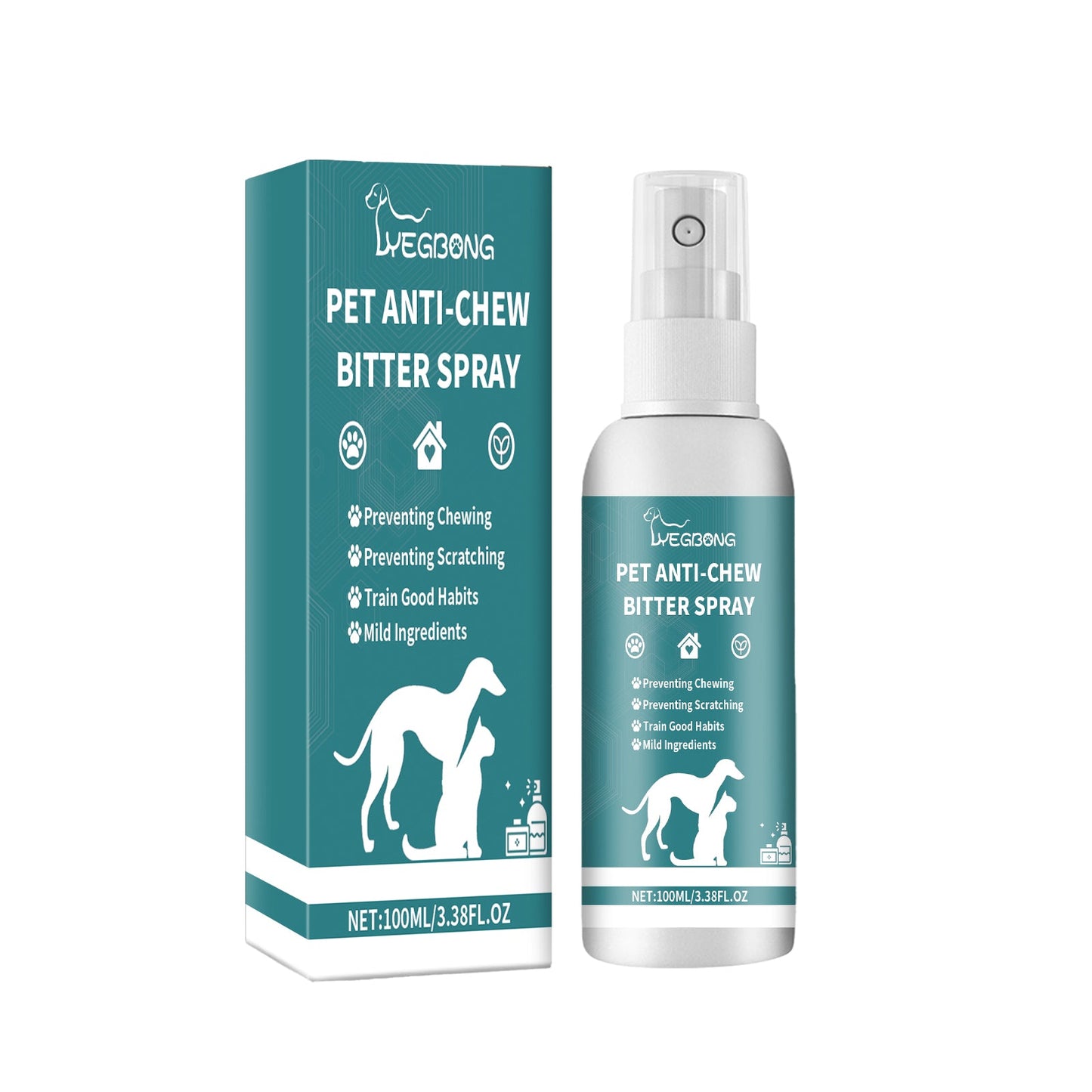 Spray correctif à mâcher premium pour animaux de compagnie