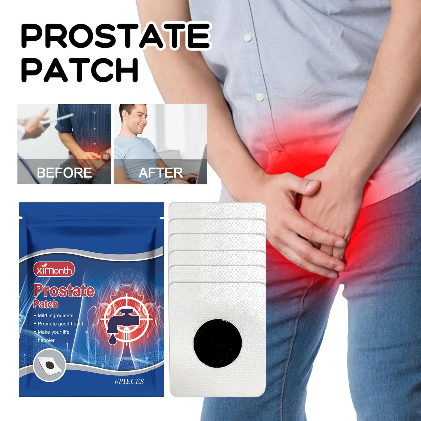 Profront Health Patch for Men - Daily Comfort and Vitality