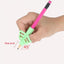 Double Finger Pen Holder Silicone Writing Tool Set