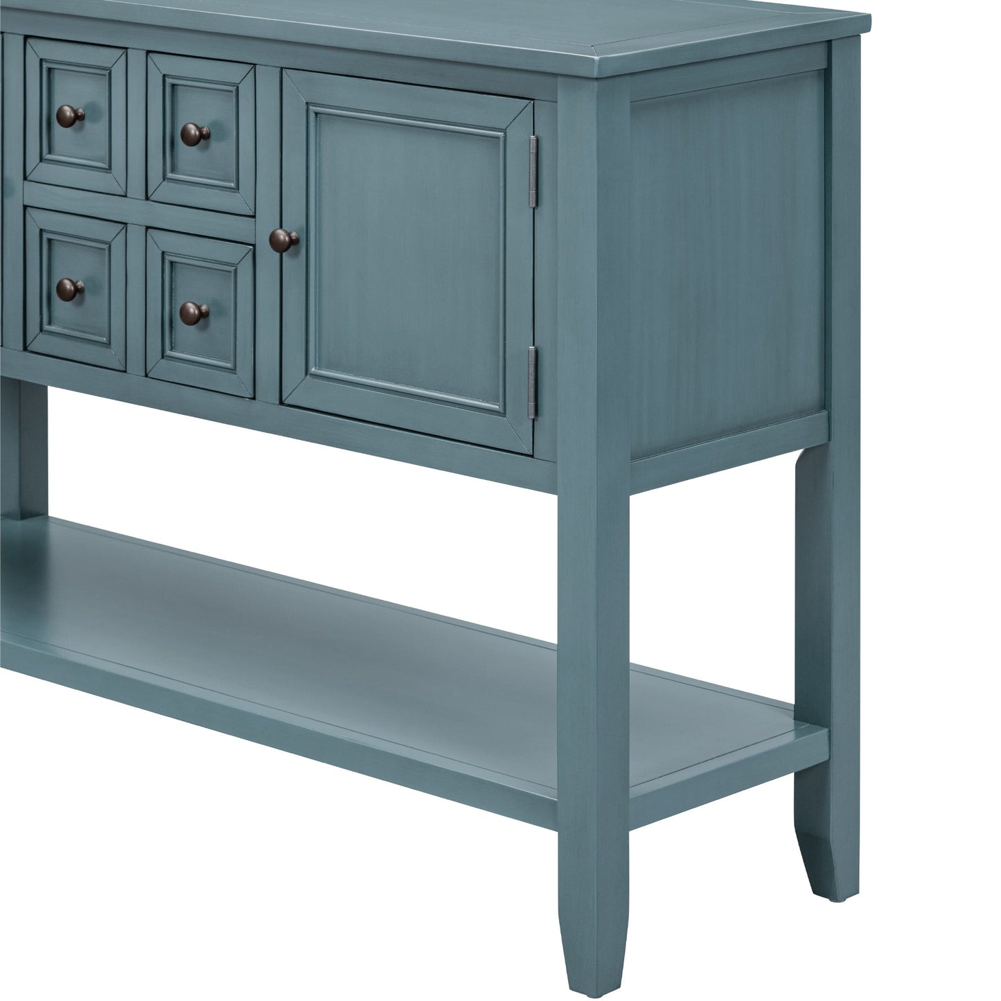 REXM Cambridge Series Retro Console Desk with Storage