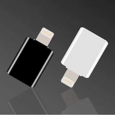 8 Pin Male to Female USB 3.0 OTG Adapter for iPad/iPhone - White