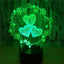 3D Lamp Pattern I LOVE YOU Valentine's Day Wedding Gift Colorful Touch Love 3D LED Lamp - Korvel