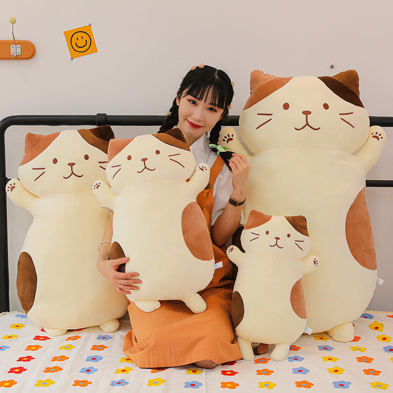 Cat Doll Girl Holding Big Doll Plush Toy Birthday Gift Girl - Korvel