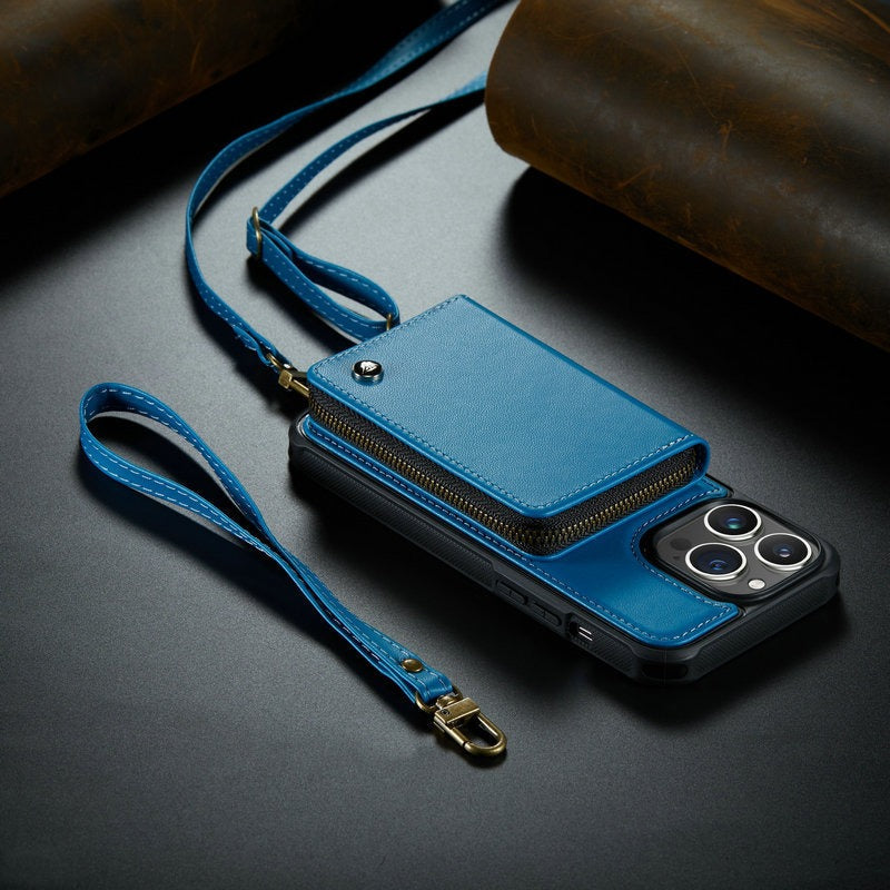 Étui de téléphone portefeuille premium pour iPhone 14 Pro et Samsung S22 Ultra