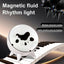Ferrofluid Music Rhythm Lamp Sound Sensitive Dancing Magnet Liquid Toy Ferrofluid Visual Display Lamp Desktop Speakers Companion - Korvel