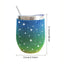 Tasse à vin en diamant de 12 oz avec couvercle hermétique