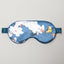 Masque de sommeil en satin soyeux réversible pour un sommeil confortable