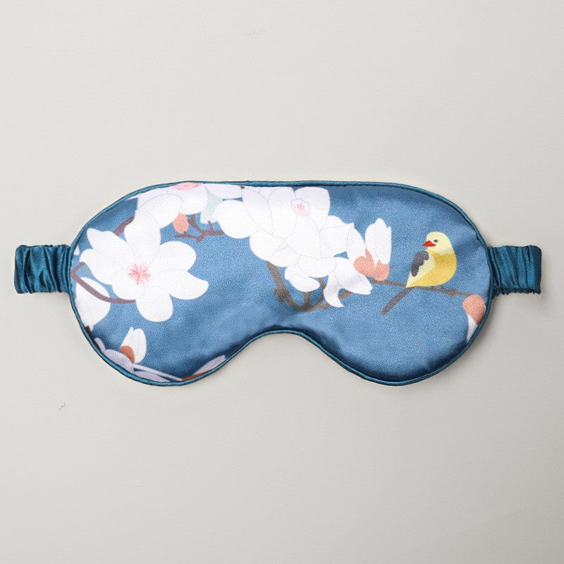 Masque de sommeil en satin soyeux réversible pour un sommeil confortable