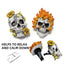 Undead Ghost Head Aromatherapy Clip Resin Car Air Outlet Aromatherapy Pendant - Korvel