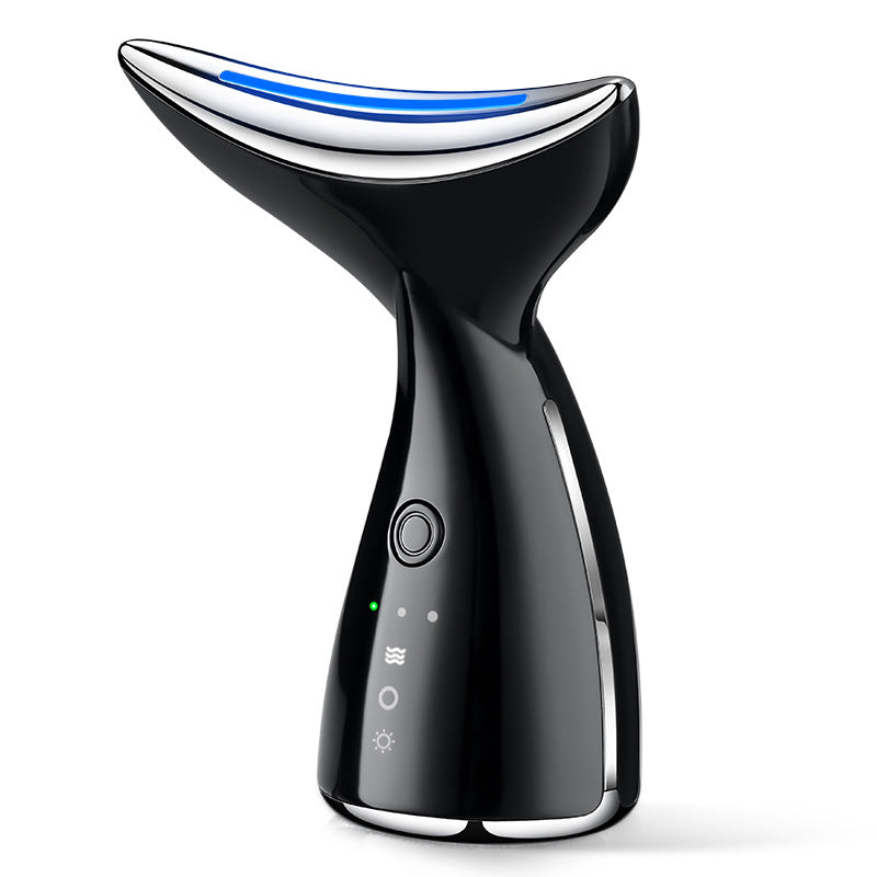 Neck Beautifying Instrument Fishtail Neck Massage To Remove Fine Lines With Color Light Micro Current Can Heat Swan Neck Electric Massage - Korvel