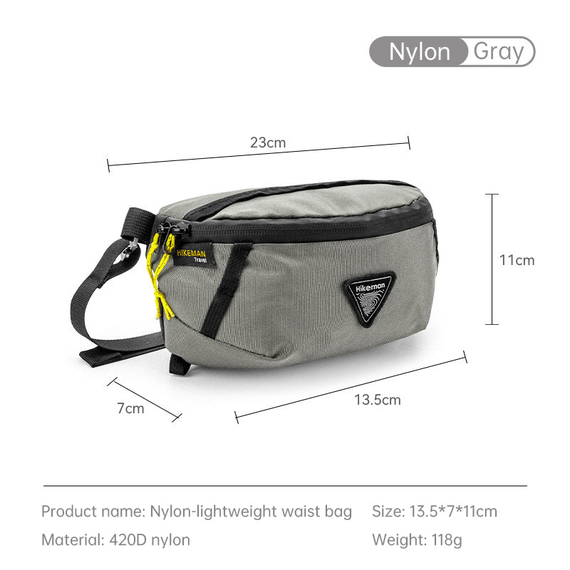 Hikeman Sac à taille de sport en plein air - Léger et polyvalent
